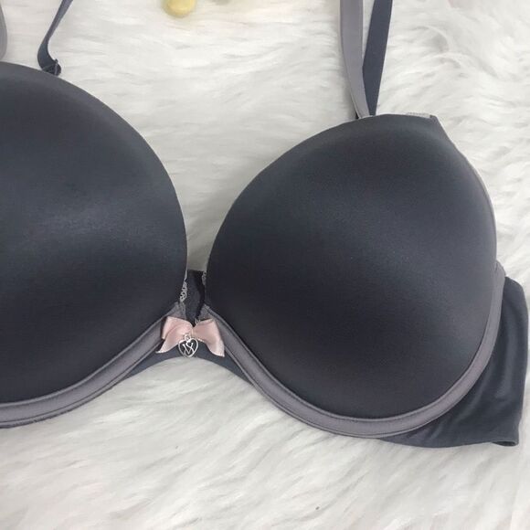 Victorias Secret Body by Victoria Bra Push Up Gray 34D - Picture 9 of 10
